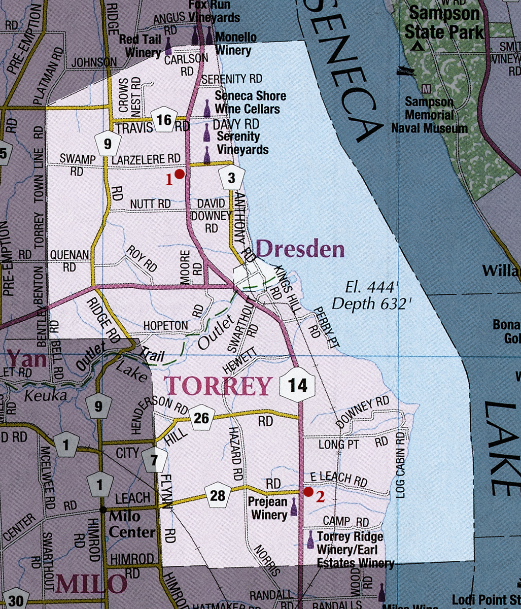 Town of Torrey Map